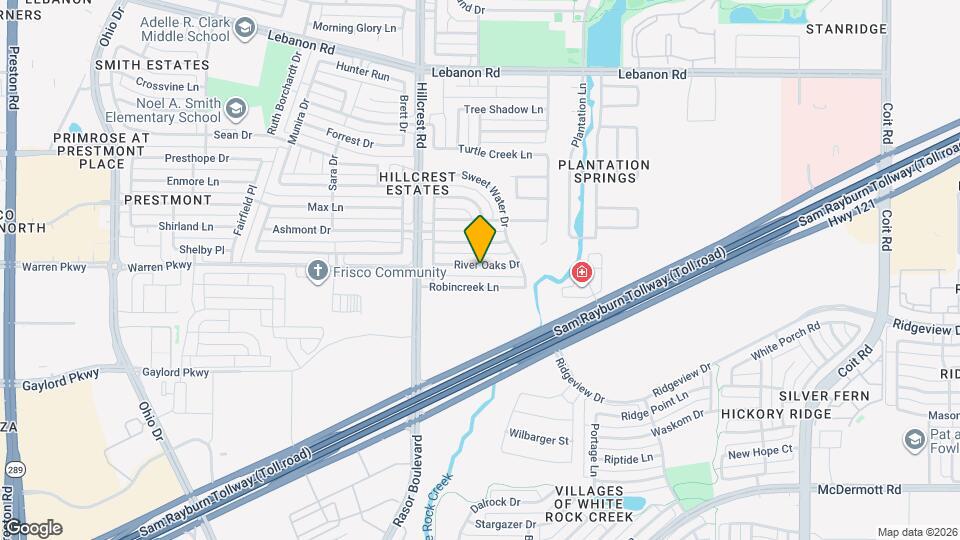 10809 River Oaks Dr Map and Location Details