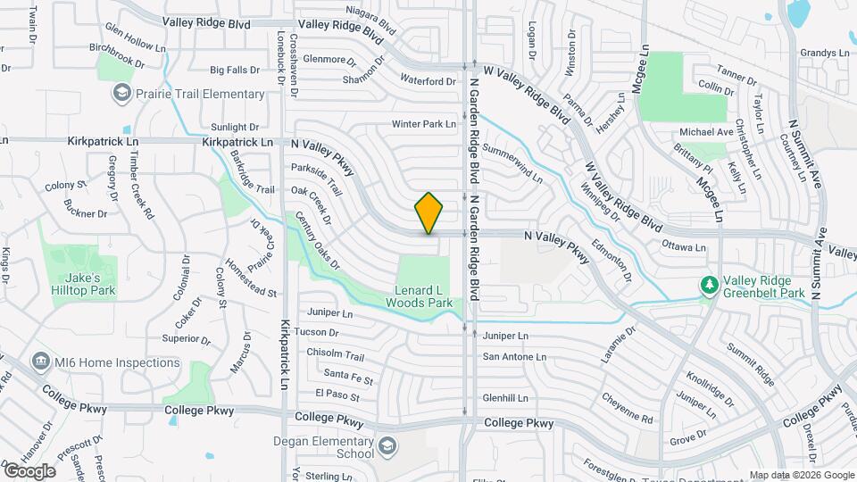 1506 N Valley Pkwy Map and Location Details