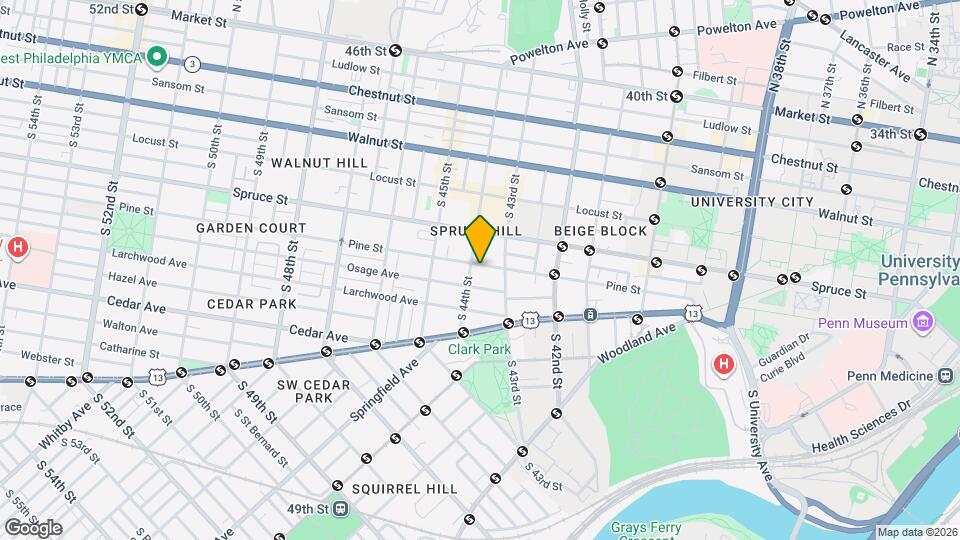 4330 Pine St Map and Location Details