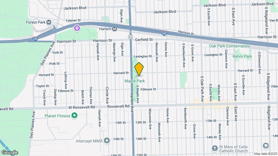 1112 S MAPLE AVE Map and Location Details