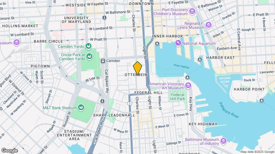 611 S Charles St Mapa y Detalles de la Ubicación