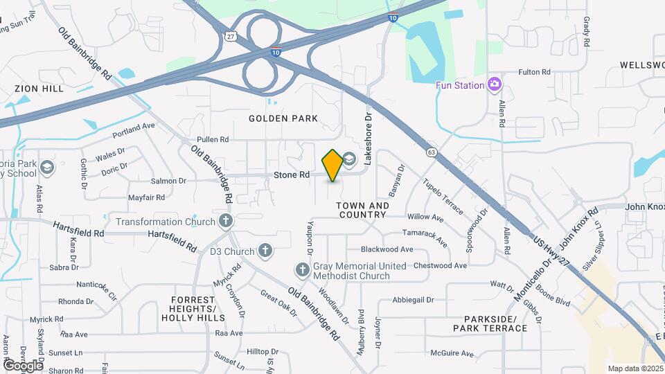 2389 Gregory Dr Map and Location Details