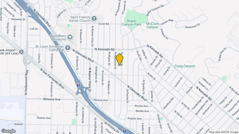 2431 N Lamer St Map and Location Details
