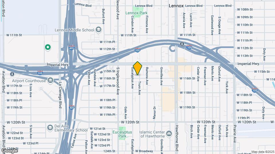 4665 W 116th St Map and Location Details