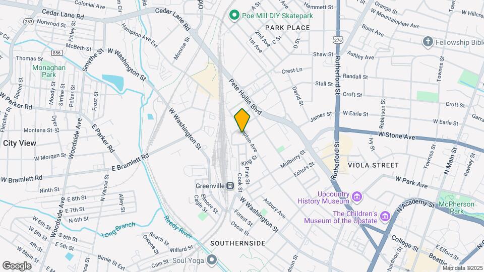 907A Hampton Ave Map and Location Details