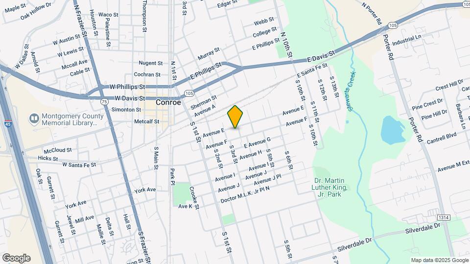 206 Booker T Washington St Map and Location Details