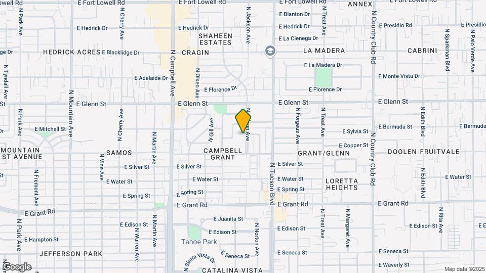 2637 N Wilson Ave Map and Location Details