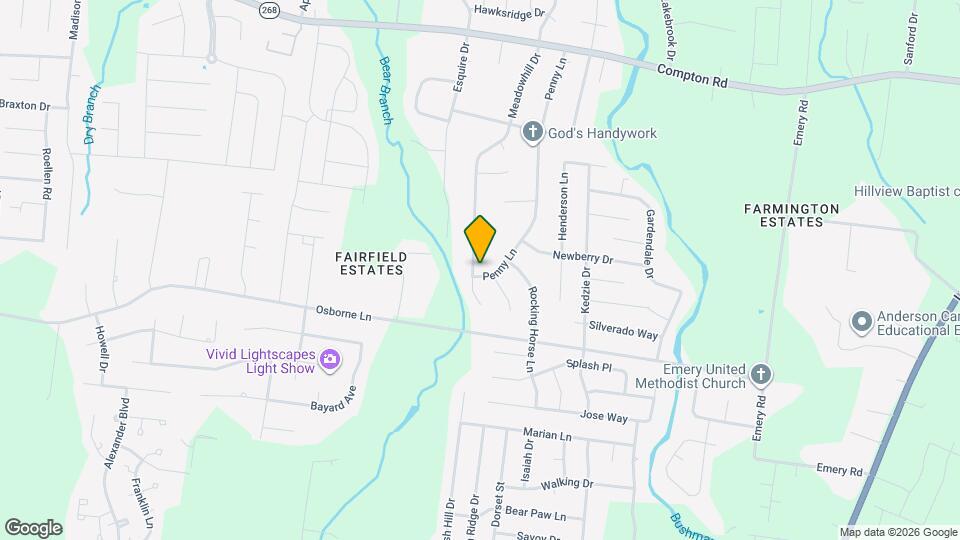 2902 Meadowhill Dr Map and Location Details