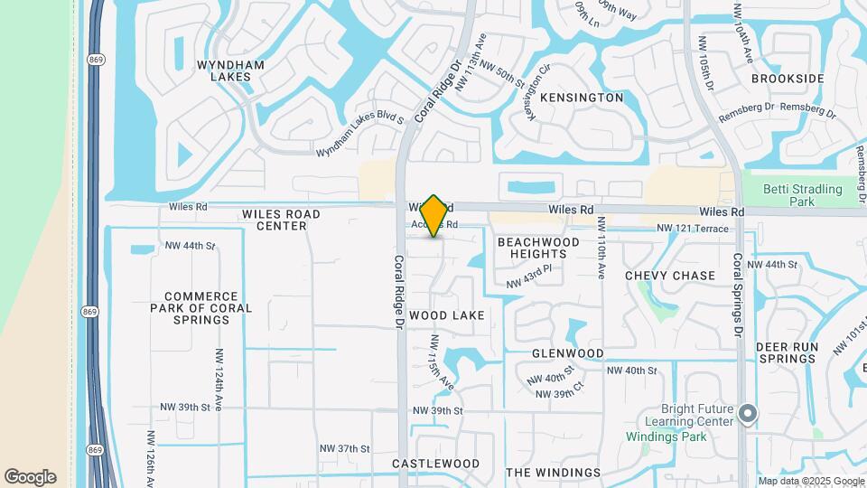 11596 NW 45th St Map and Location Details