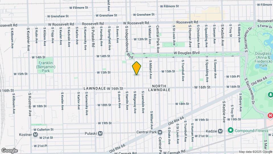 1519 S Ridgeway Ave Mapa y Detalles de la Ubicación