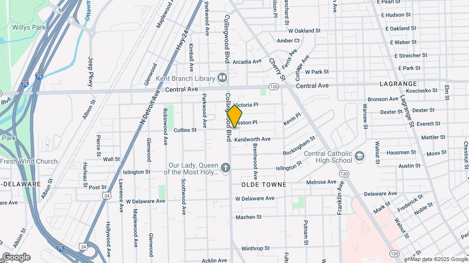 2820 Collingwood Blvd, Unit 3 Map and Location Details