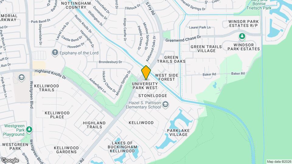 20002 Barton Creek Ct Map and Location Details