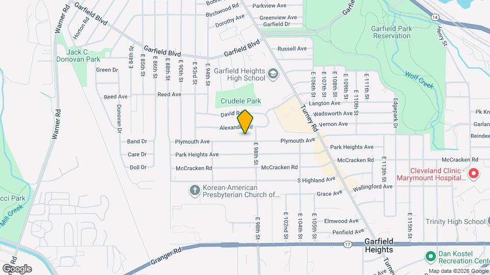 9707 Plymouth Ave Map and Location Details