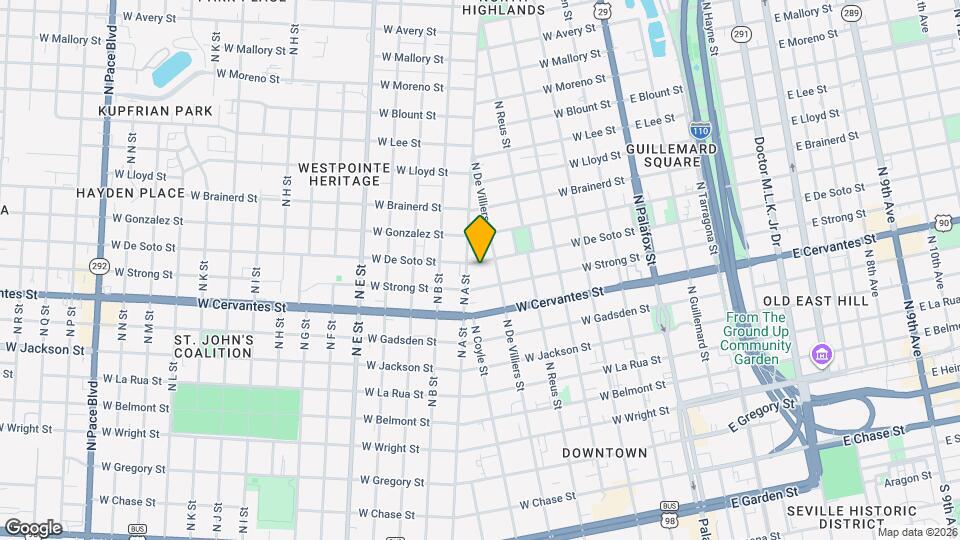 513 W De Soto St Mapa y Detalles de la Ubicación