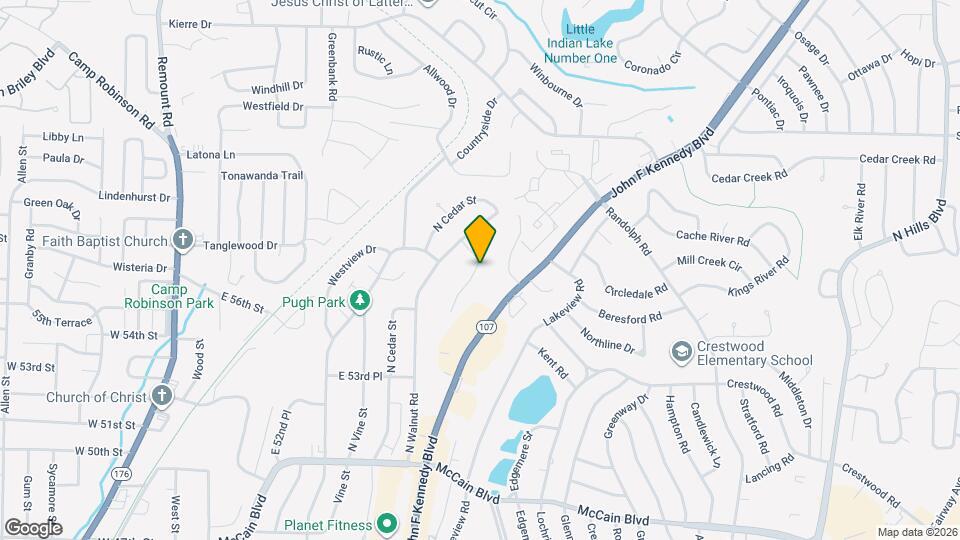 5704 Belle Point Rd Map and Location Details