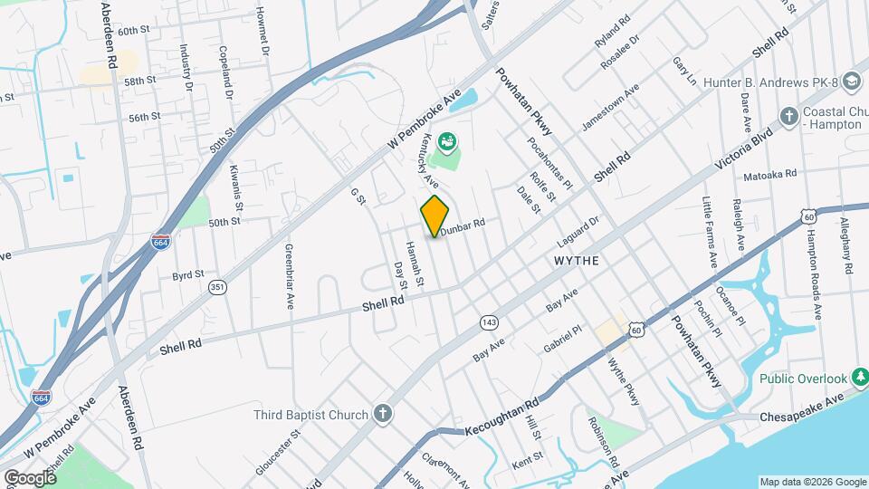 622 Pennsylvania Ave Map and Location Details