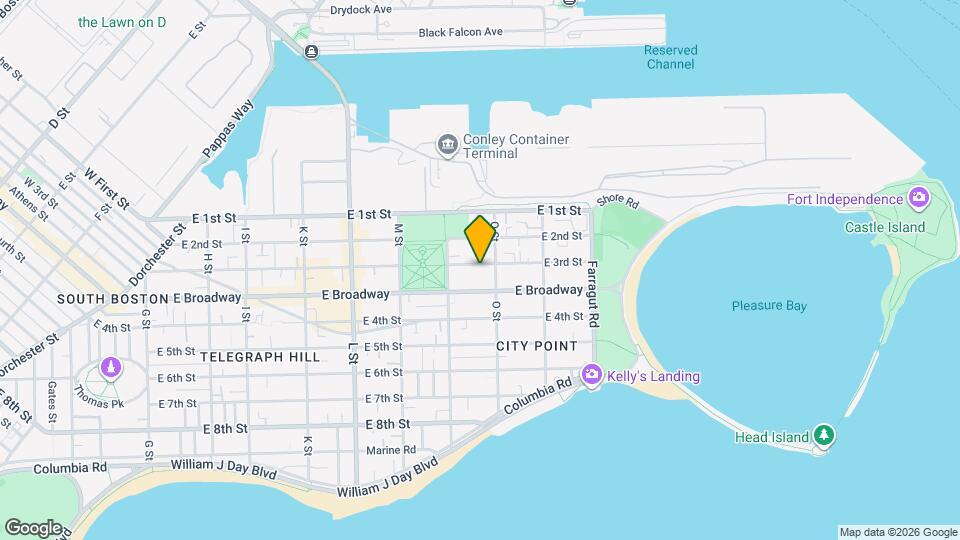 735 E 3rd St Map and Location Details