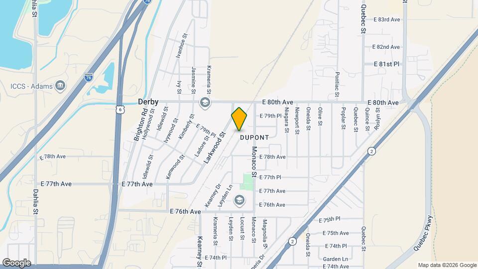 6317 E 78th Way Map and Location Details