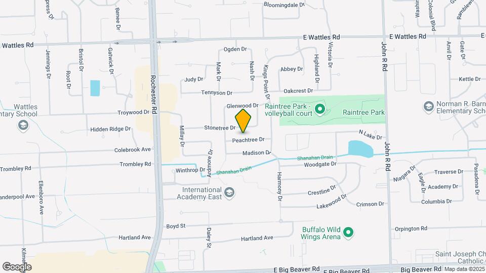 1379 Peachtree Dr Map and Location Details