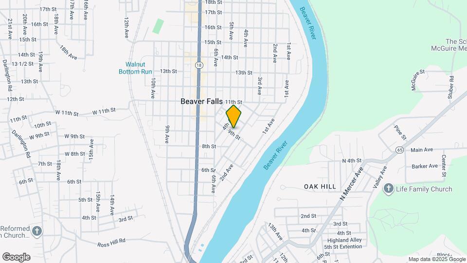 308 9th St Map and Location Details