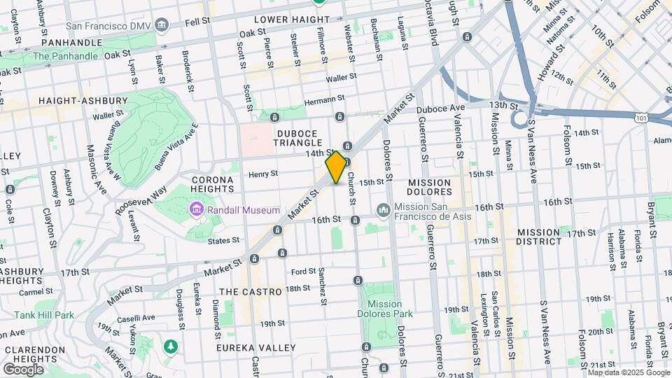 2047 15th St Map and Location Details