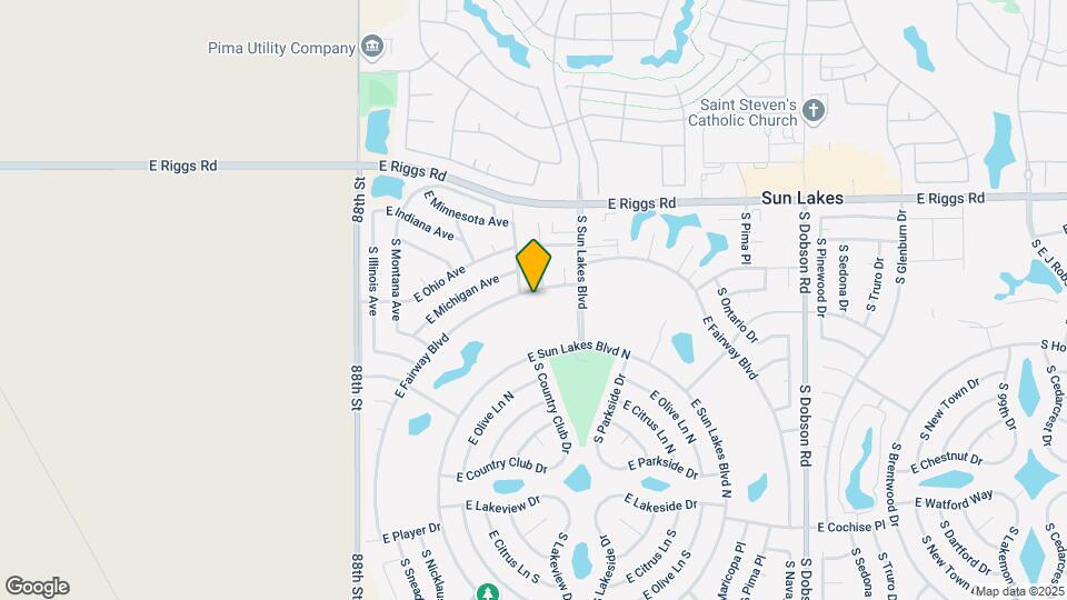 9107 E Fairway Blvd Map and Location Details