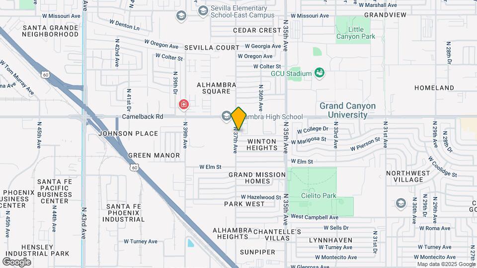 4811 N 37th Ave Map and Location Details