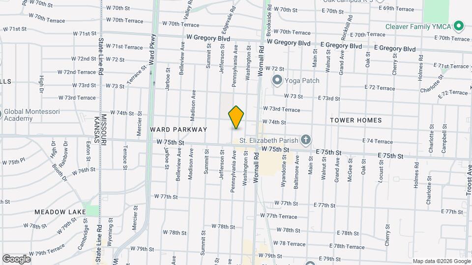 7425 Pennsylvania Ave Map and Location Details