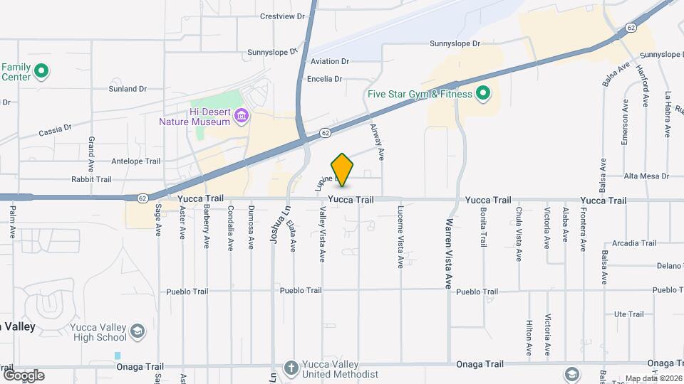 57372 Yucca Trail Map and Location Details