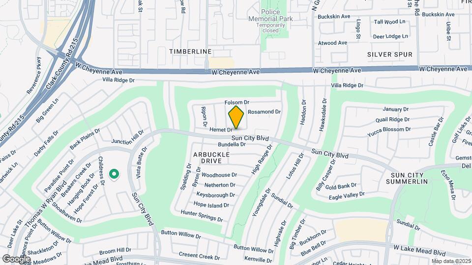9929 Hemet Dr Map and Location Details