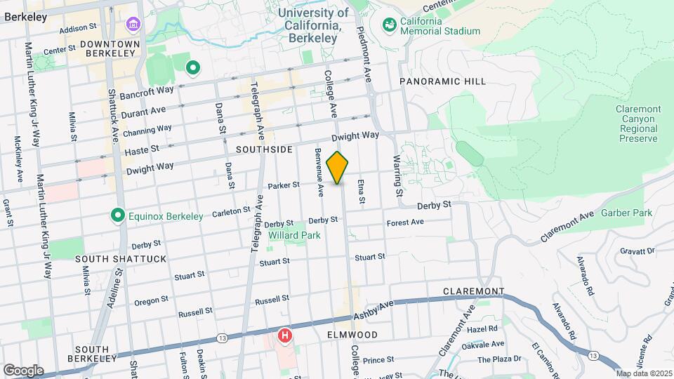 2610 College Ave Map and Location Details