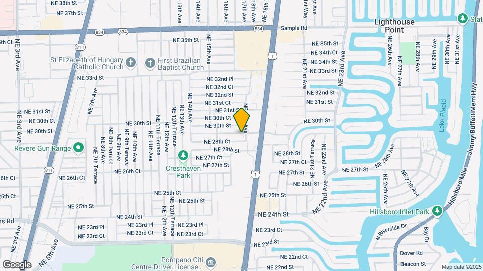 1660 NE 29th St Map and Location Details