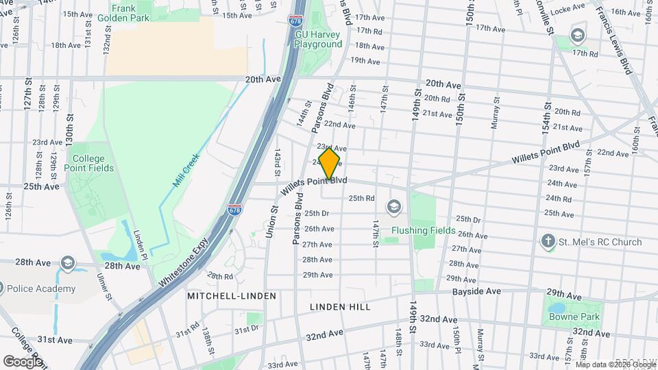 144-42 Willets Point Blvd Mapa y Detalles de la Ubicación