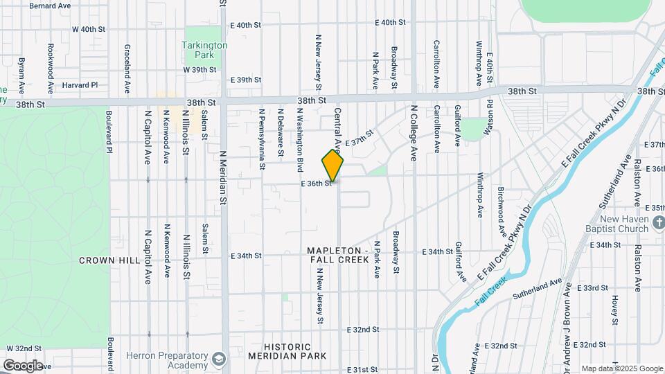 3558 Central Ave Map and Location Details