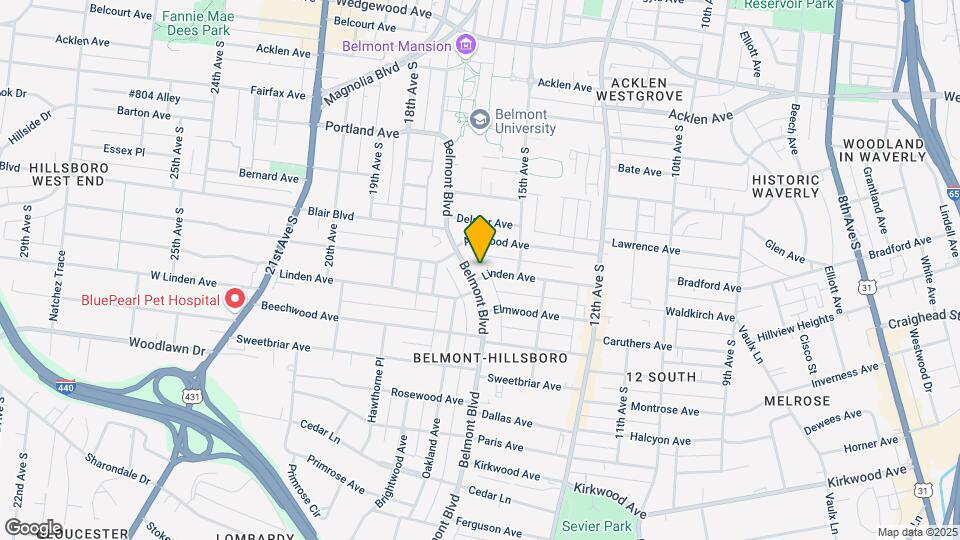 1622 Linden Ave Map and Location Details