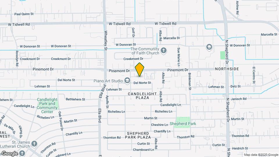1115 Eden Park Ln Map and Location Details