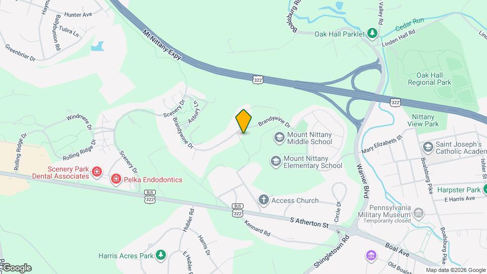 504 Brandywine Dr Map and Location Details