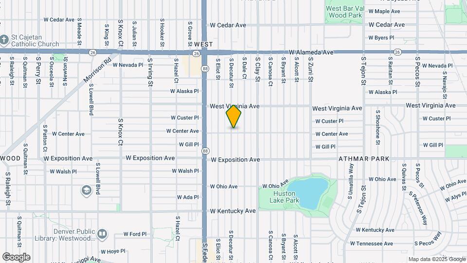 590 S Decatur St Map and Location Details