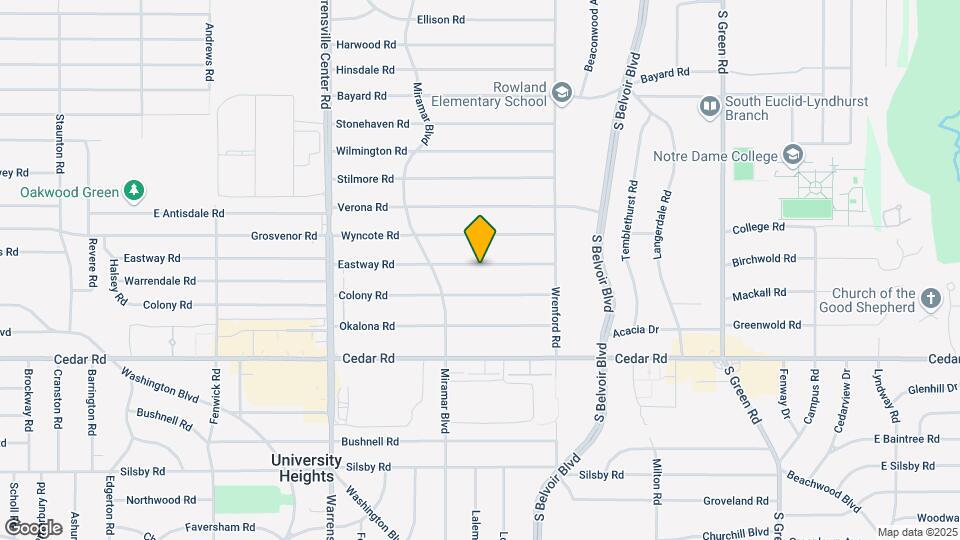 4168 Eastway Rd Map and Location Details