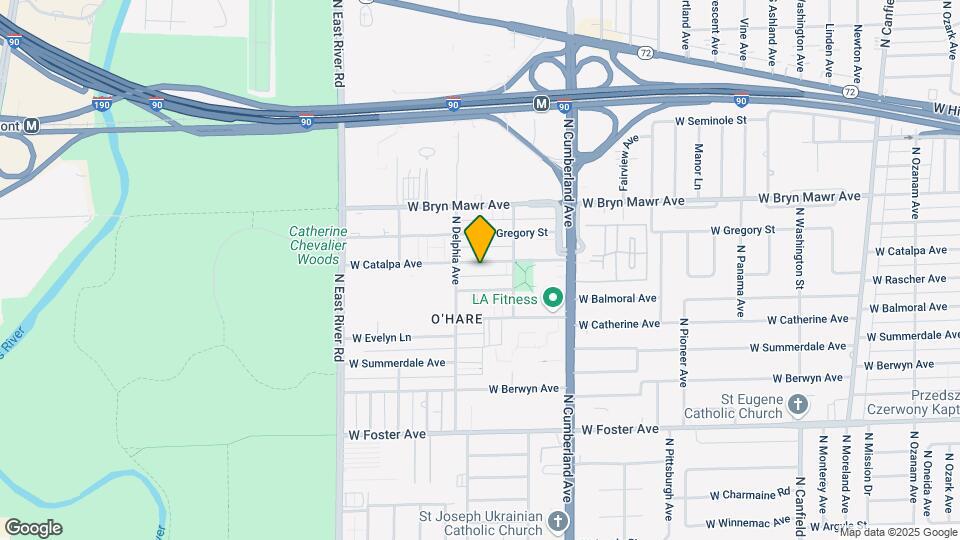 8537 W Catalpa Ave Mapa y Detalles de la Ubicación