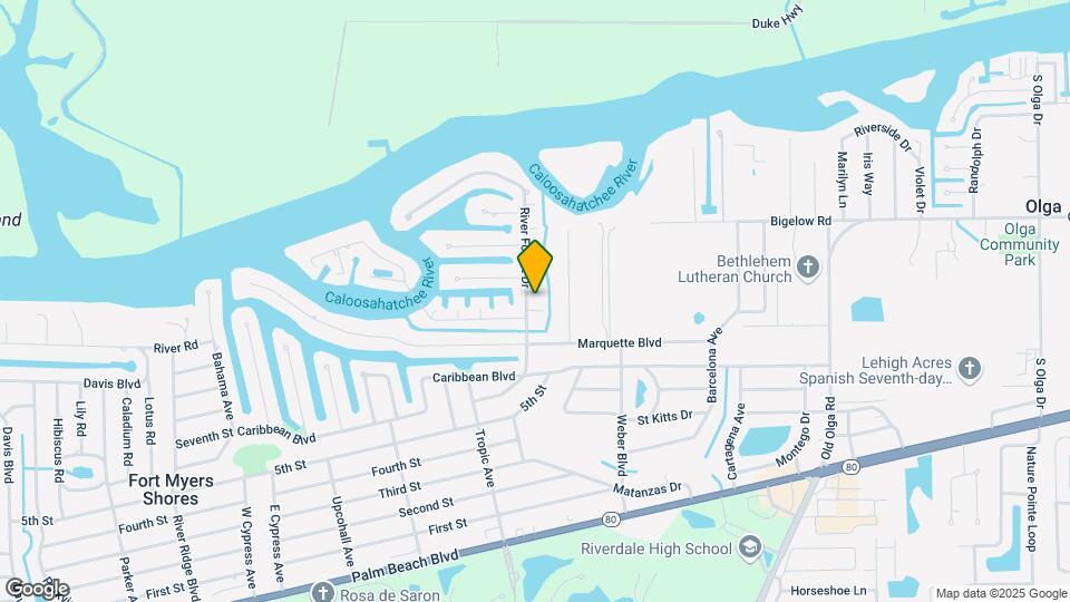 13724 River Forest Dr Map and Location Details