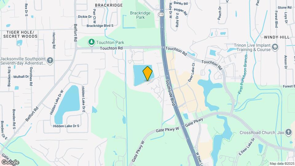 8550 Touchton Rd Map and Location Details