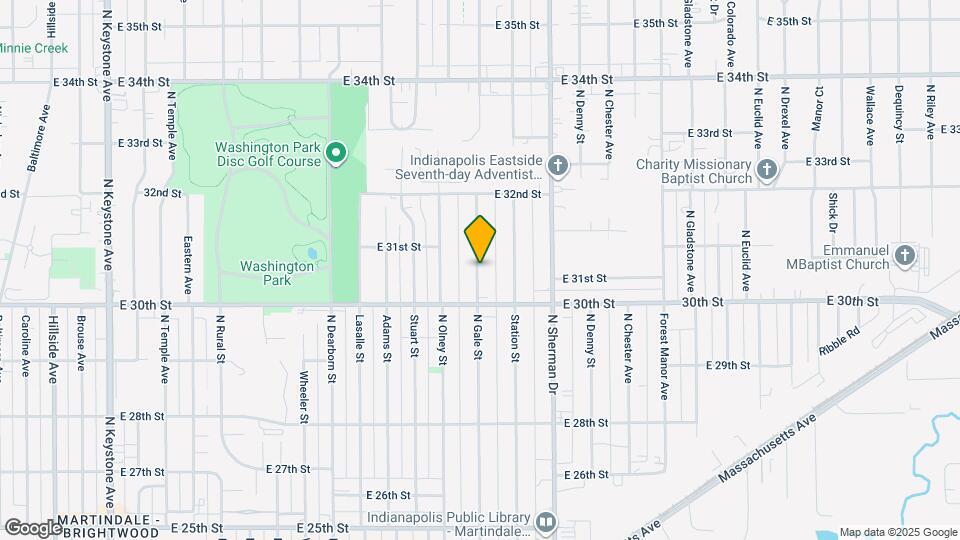 3059 N Gale St Map and Location Details