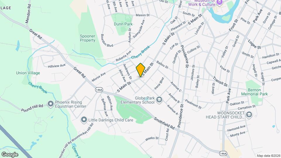 556 S Main St Map and Location Details