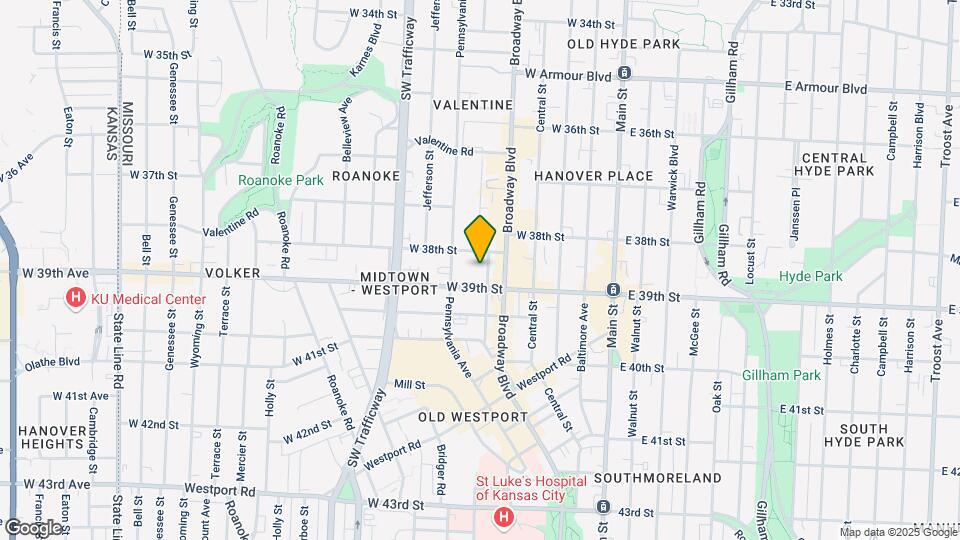 3814-3816 Washington St Map and Location Details