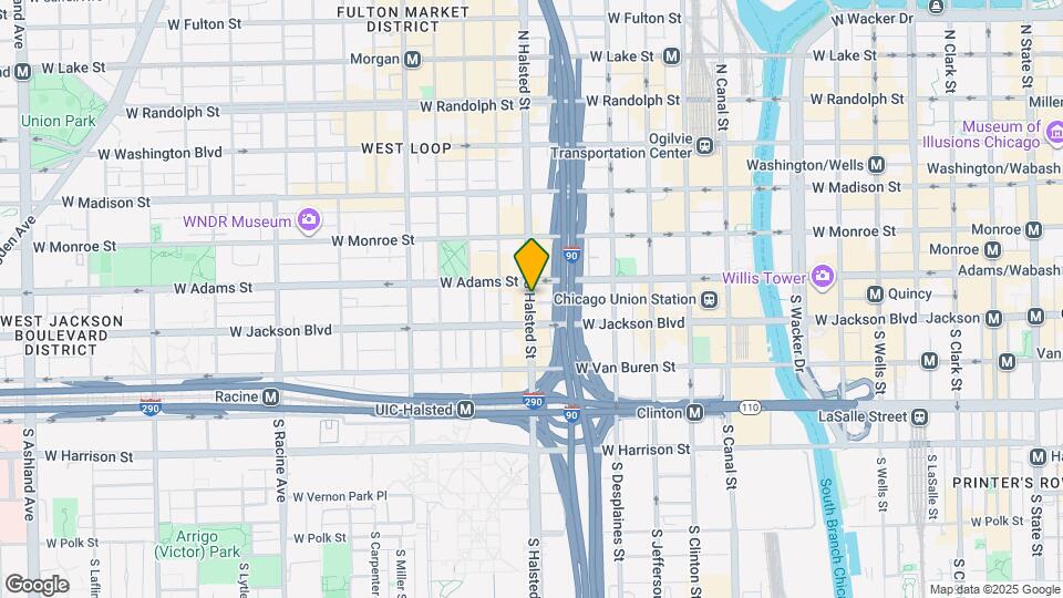 221 S Halsted St Mapa y Detalles de la Ubicación