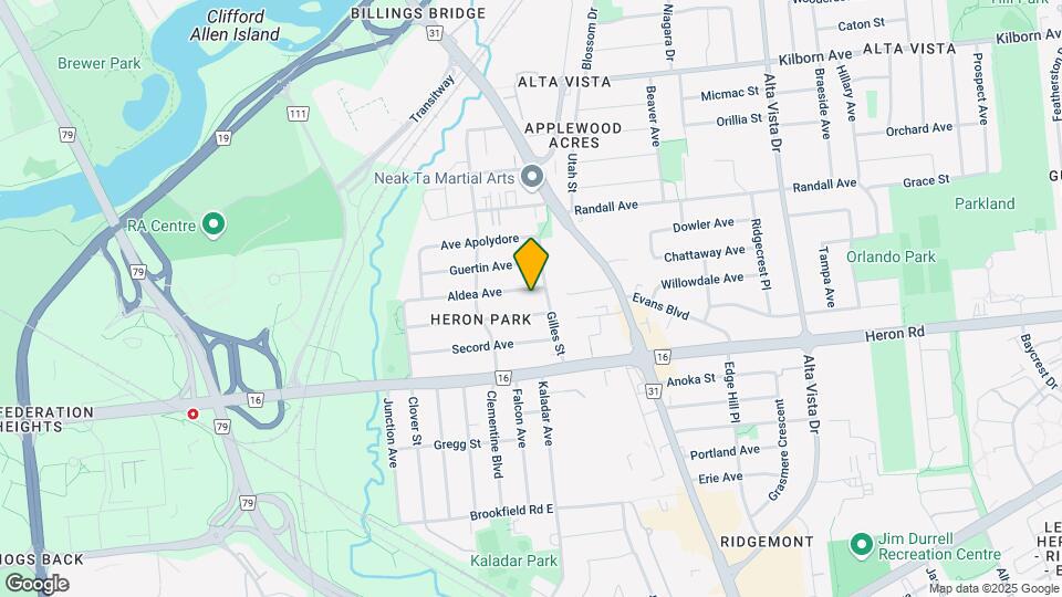 1130 Aldea Ave Map and Location Details