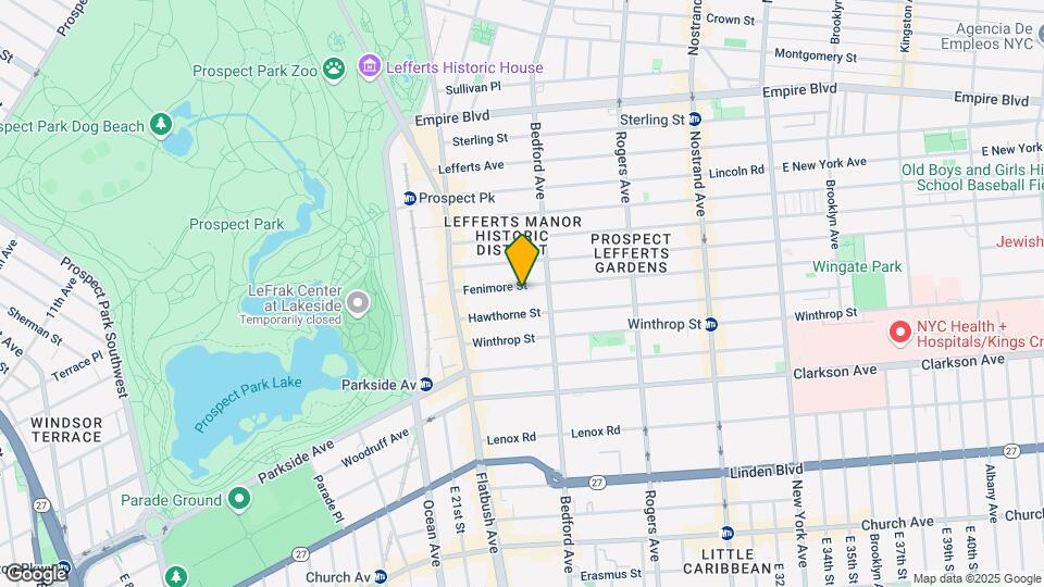 130 Fenimore St Map and Location Details