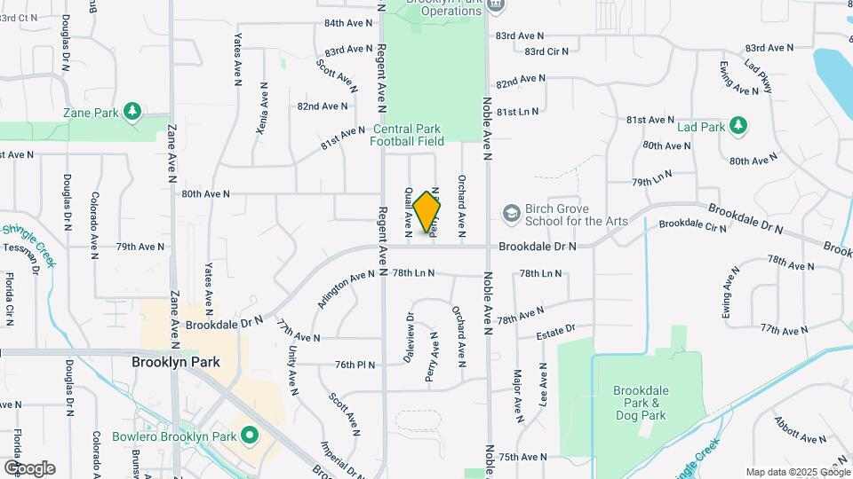 7901 Perry Ave N Map and Location Details