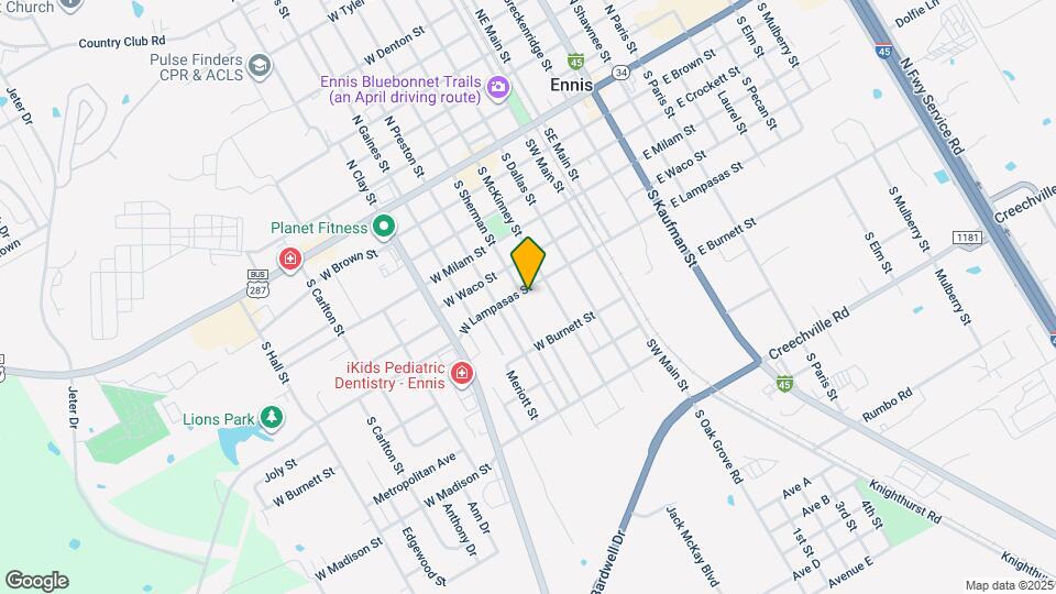 309 W Lampasas St Map and Location Details